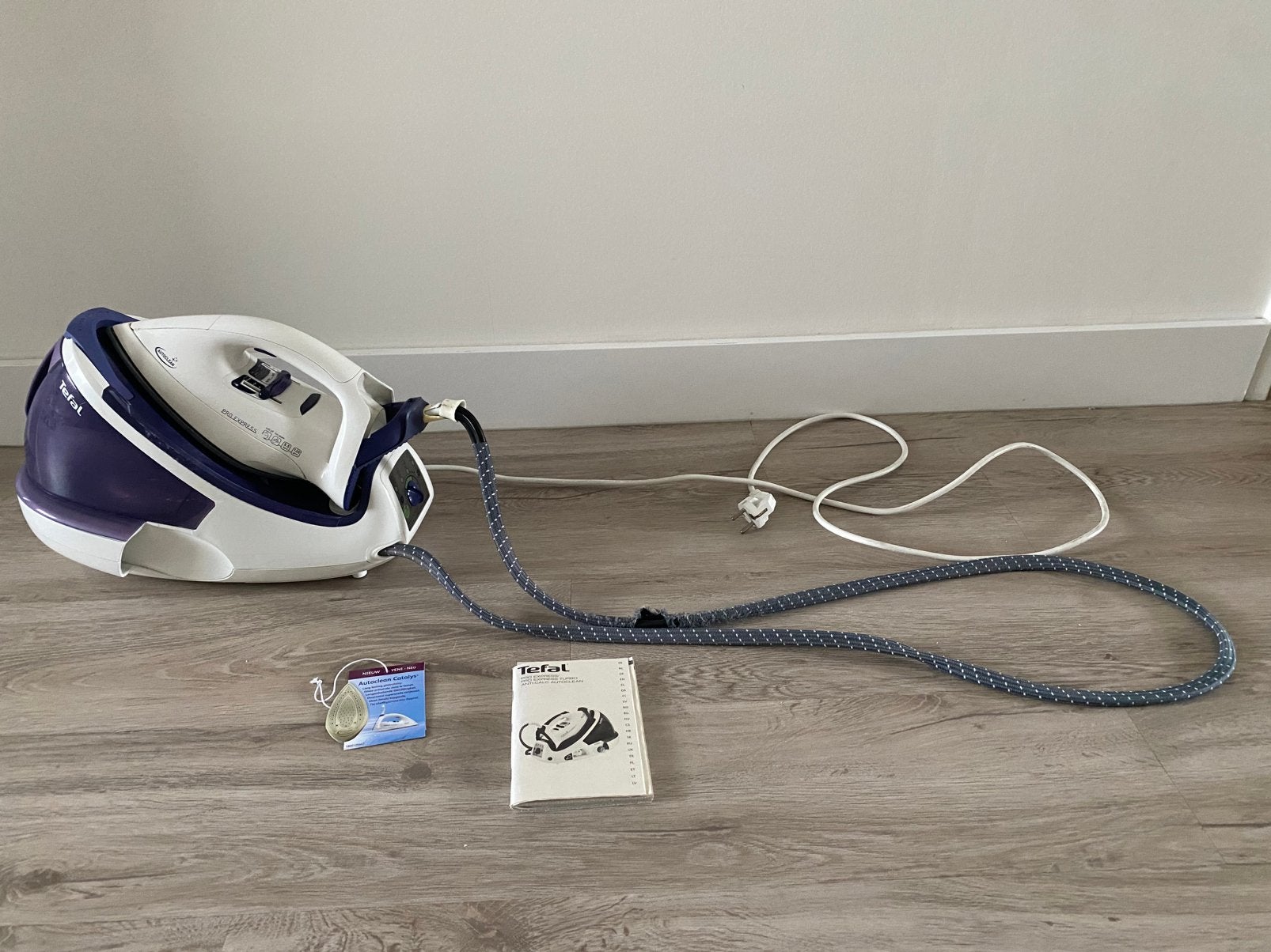 Stoomgenerator Tefal GV8430 Pro Express anti-calc autoclean, Ophalen, Gebruikt