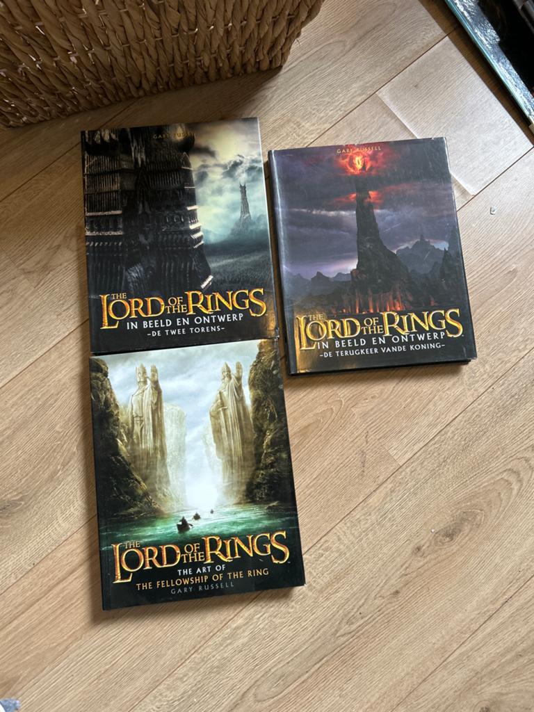 Lord of the Rings: In Beeld en Ontwerp (3 boeken), Boeken, Ophalen of Verzenden, Zo goed als nieuw