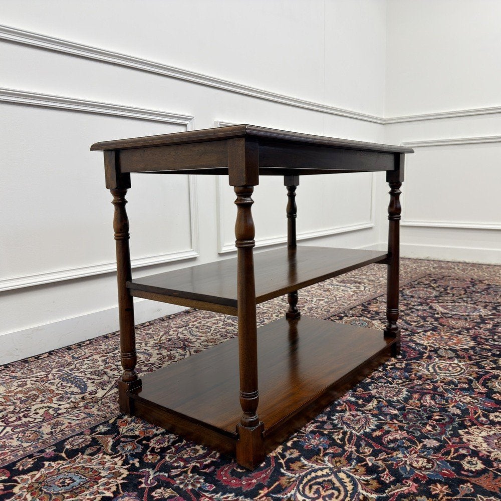 Klassiek Engelse Chesterfield Sidetable, Ophalen of Verzenden