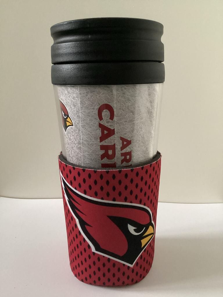 NFL Arizona Cardinals Reisbeker - 16oz Geïsoleerd, Ophalen, Zo goed als nieuw
