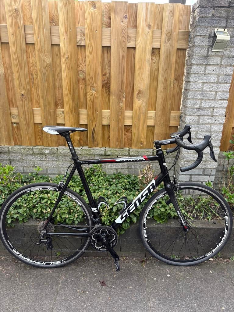 Sensa Romagna 62 cm racefiets, Shimano 105, Aluminium, Zo goed als nieuw, Meer dan 20 versnellingen, Ophalen