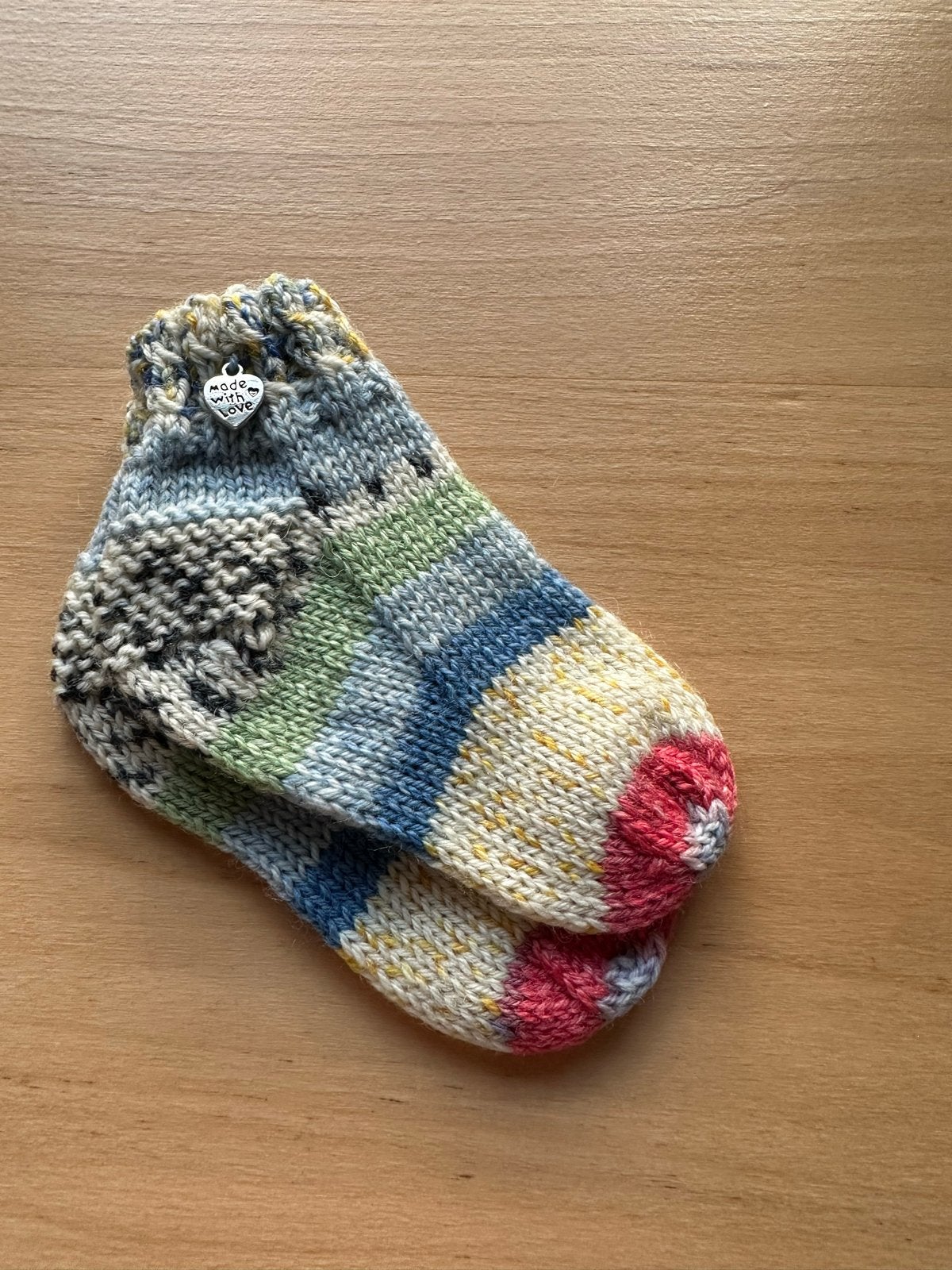 Handgebreide babysokjes - Uniek kraamcadeau, Verzenden, Nieuw, Jongetje of Meisje, Sokjes