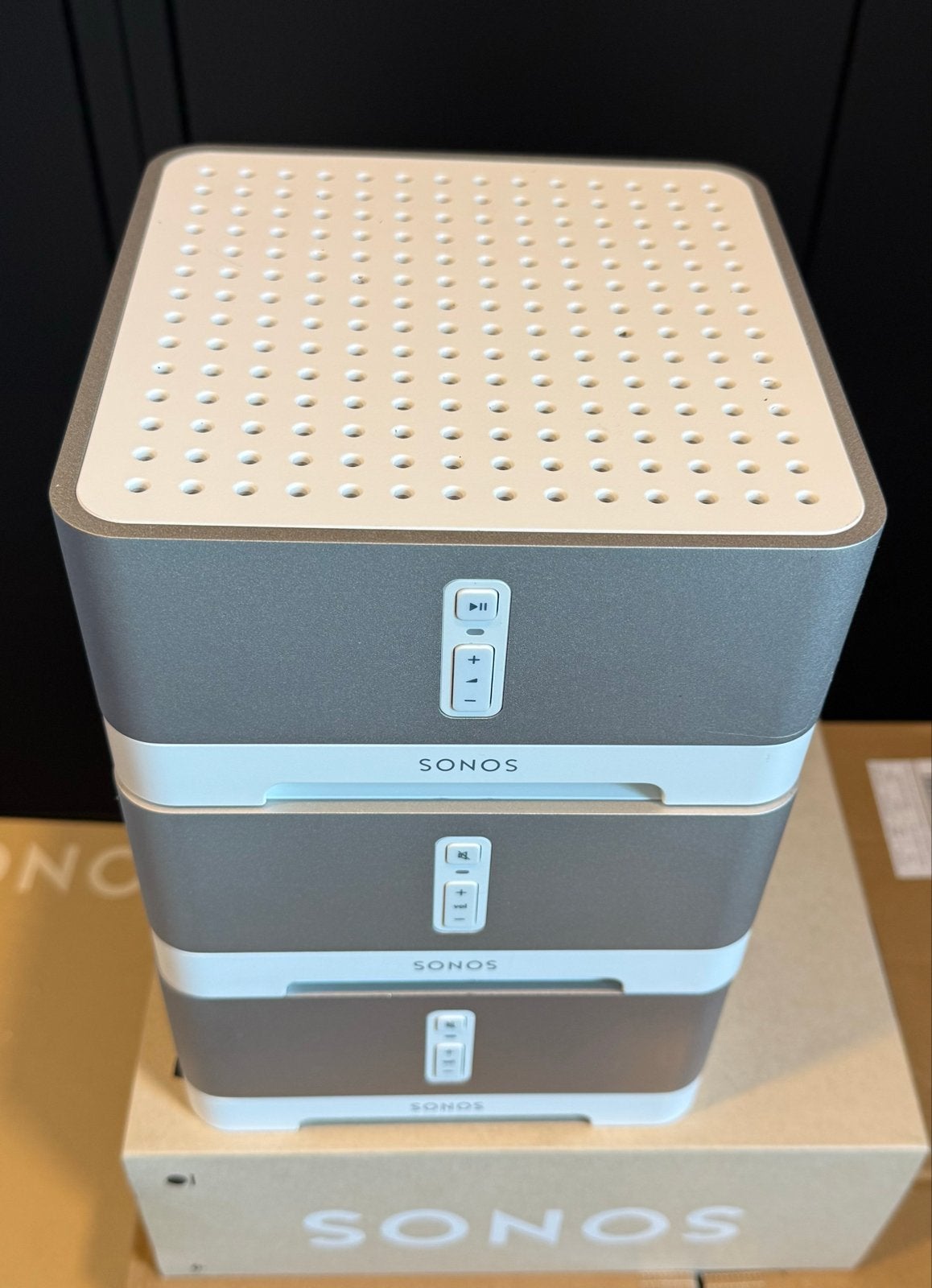 3x Sonos Connect:AMP (Gen 1) - Draadloze Versterker, Audio, Tv en Foto, Zo goed als nieuw, 60 tot 120 watt, Stereo, Ophalen