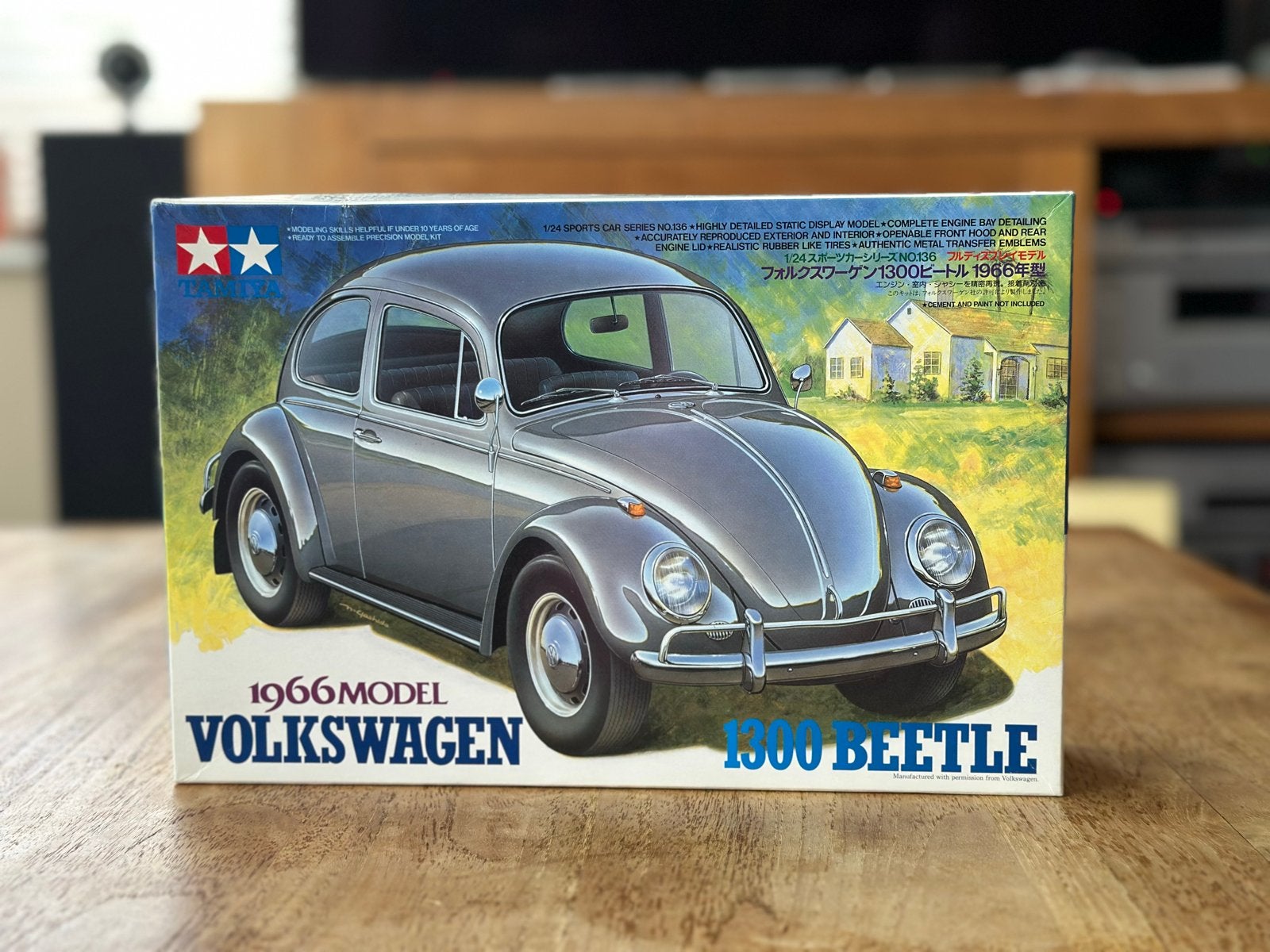 Tamiya Volkswagen 1300 Beetle 1966 Modelbouwkit, Auto, 1:32 tot 1:50, Nieuw, Ophalen of Verzenden