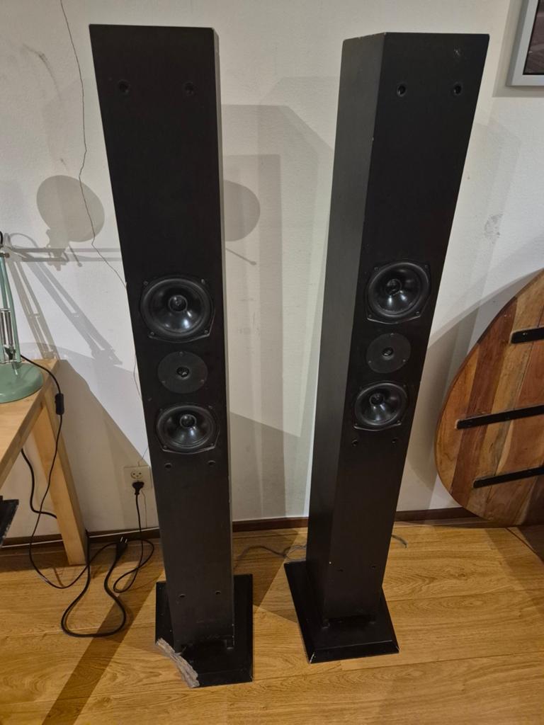 Elipson Colonne Desing Speakers - Werkend, beschadigd, Audio, Tv en Foto, Luidsprekers, Gebruikt, 120 watt of meer, Front, Rear of Stereo speakers
