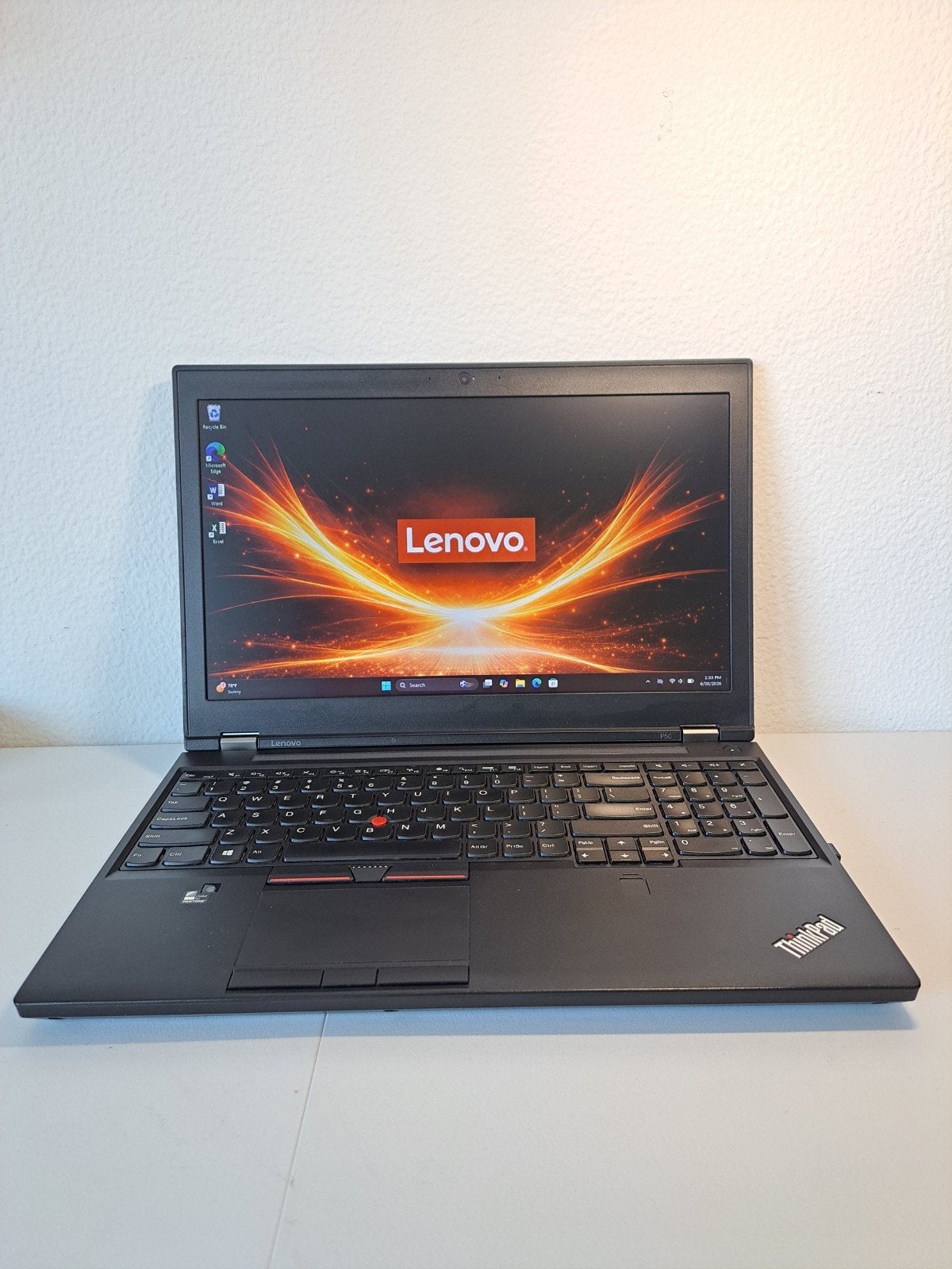 Tekoop Lenovo Thinkpad P50 i7, 256 GB, Met videokaart, 2 tot 3 Ghz, 8 GB