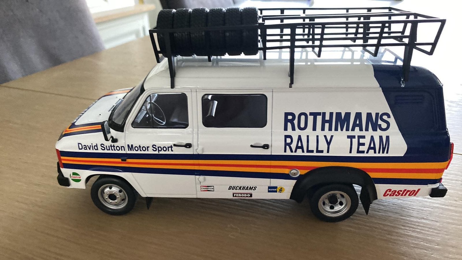 Ford Transit Mk2 Rothmans Rallyteam IXO, Ophalen of Verzenden, Nieuw, Auto
