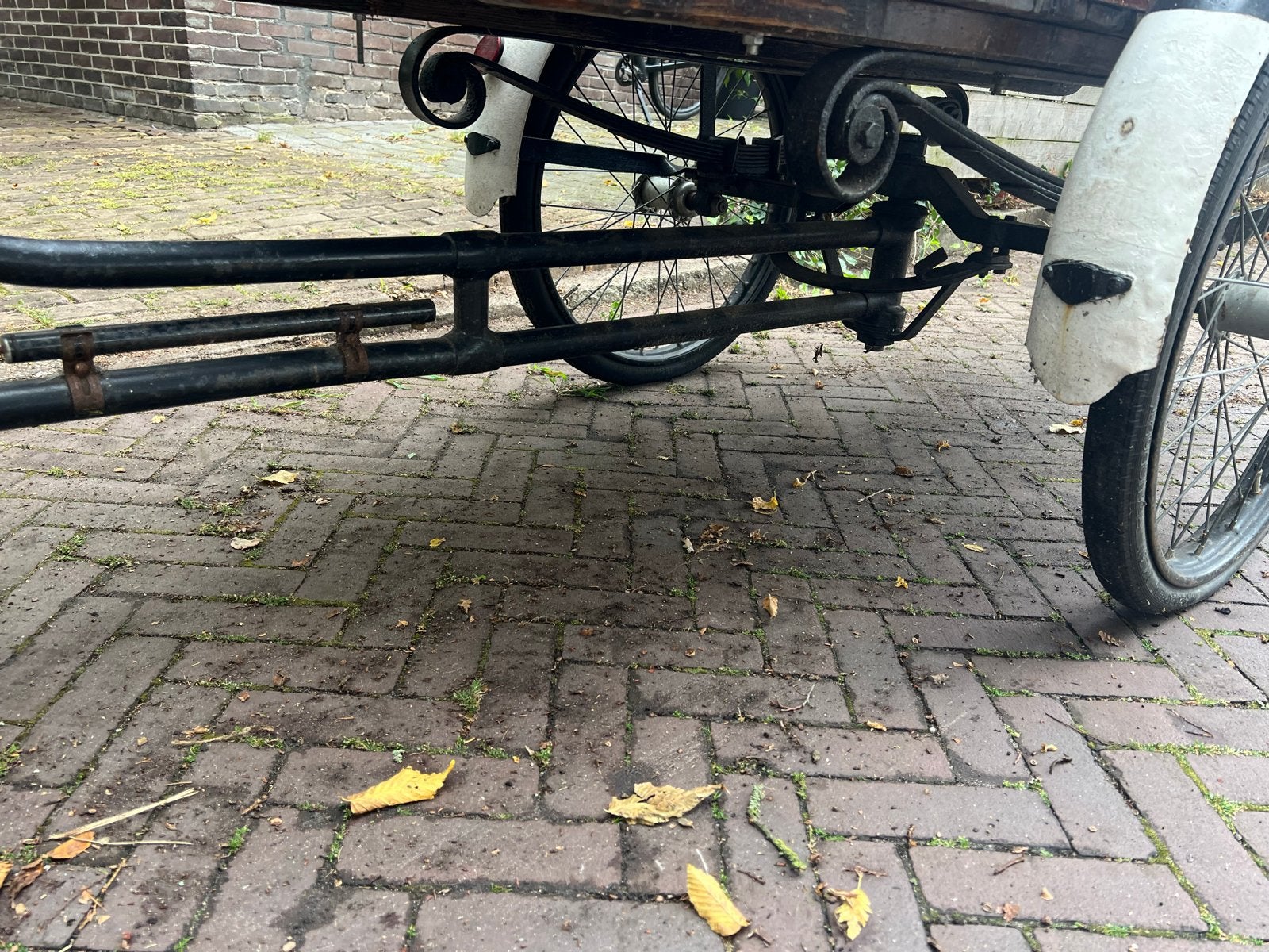 Mooie oude bakfiets, doortrapper - Ideaal voor Koningsdag, Overige merken, Terugtraprem, Gebruikt, Goederen