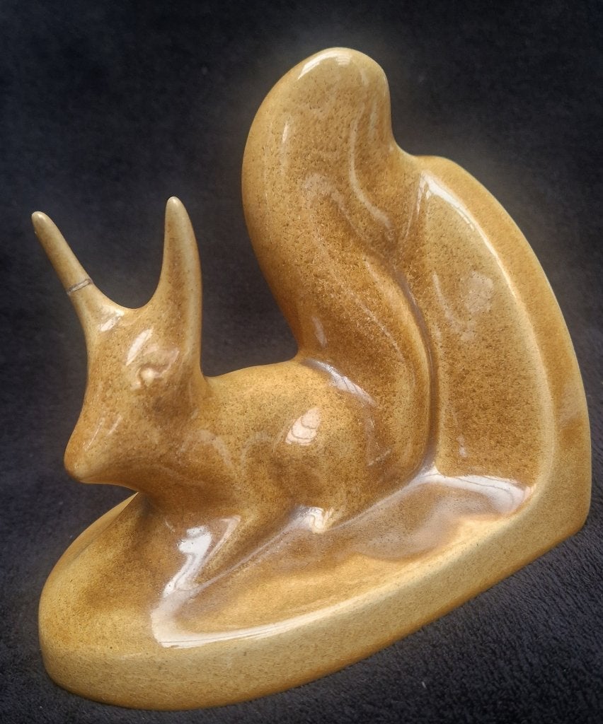 Plastiek EEKHOORN Plazuid Koninklijke Plateelbakkerij Gouda, Minder dan 20 cm, Art deco, Ophalen of Verzenden, Zoogdier