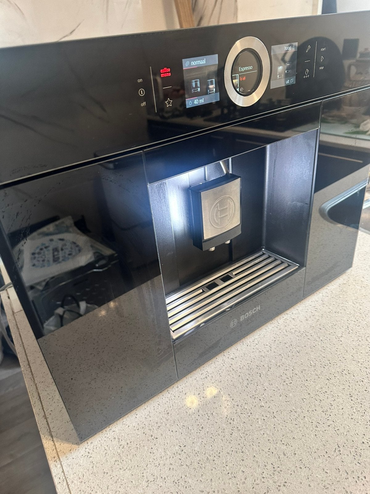 Bosch siere8 inbouw koffiemaschine 45/60, Ophalen of Verzenden, Zo goed als nieuw, Koffiemachine