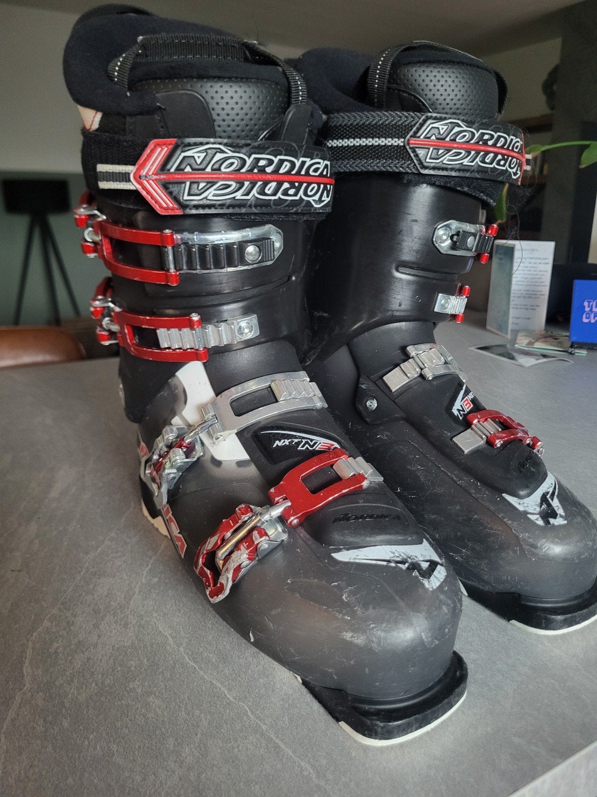 Nordica skischoenen maat 45, Sport en Fitness, Ophalen, 160 tot 180 cm, Gebruikt, Schoenen