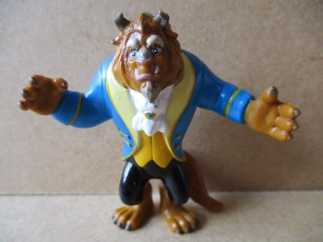 adv10075 belle en het beest poppetje 4, Verzamelen, Disney, Ophalen, Assepoester of Belle, Gebruikt, Beeldje of Figuurtje