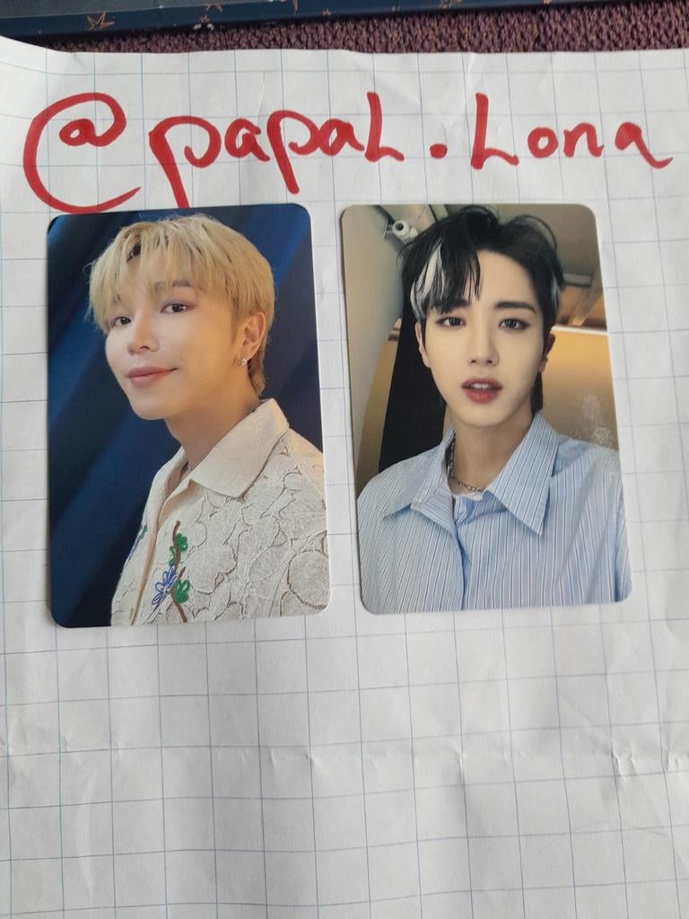 Set k-pop photocards Sevenus, Ophalen of Verzenden, Zo goed als nieuw, Foto of Kaart