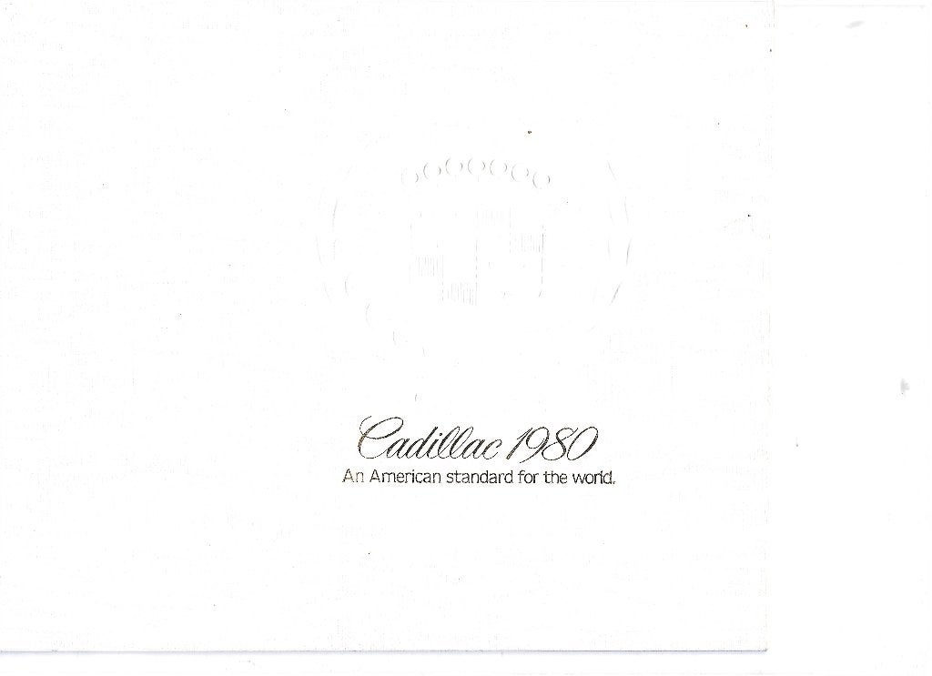 CADILLAC  1980, Ophalen of Verzenden, Zo goed als nieuw, Overige merken