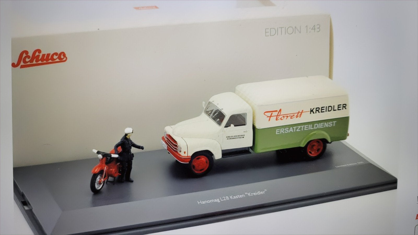 kreidler Schaalmodel hanommag L28 kreidler service wagen, Ophalen of Verzenden, Nieuw, Auto, Overige merken