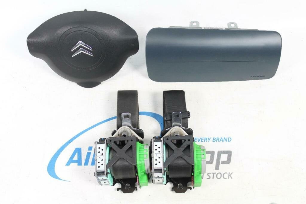 Airbag set - Paneel blauw Citroen Berlingo (2008-2018), Gebruikt, Ophalen of Verzenden