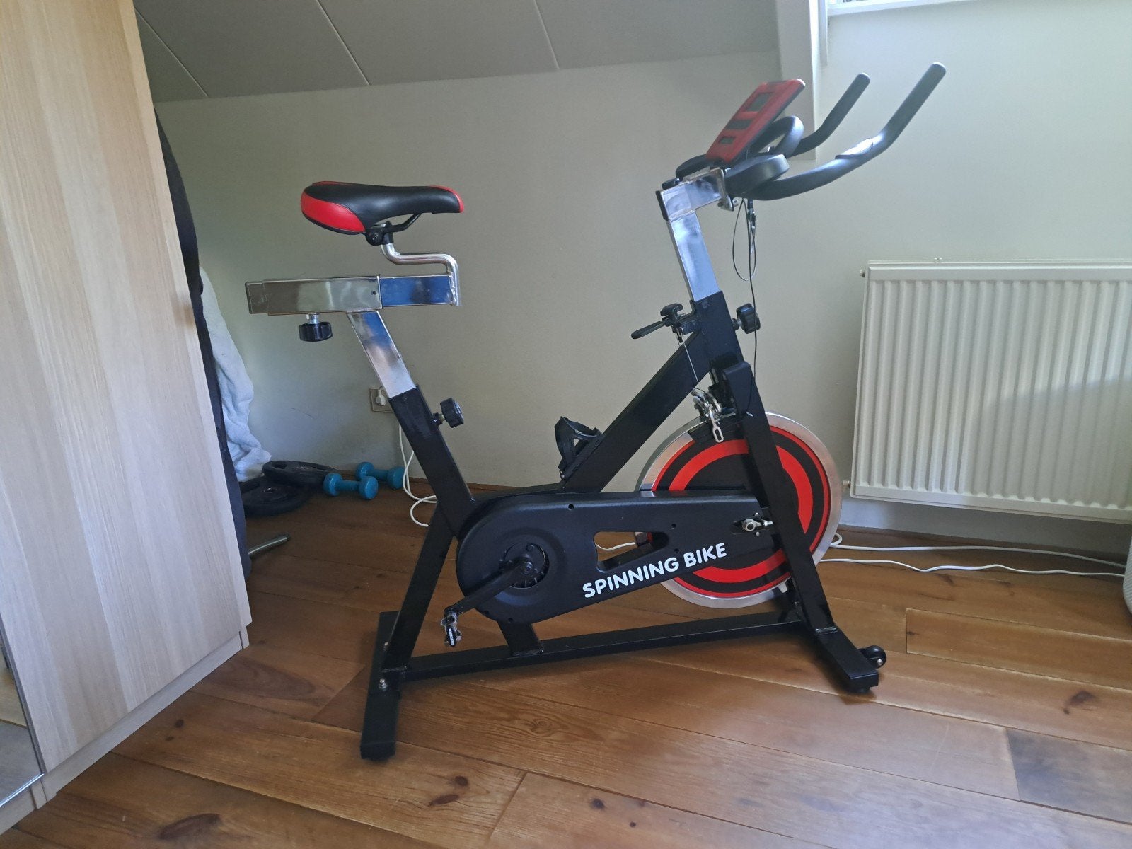 Spinningfiets, Ophalen, Spinningfiets, Zo goed als nieuw, Metaal