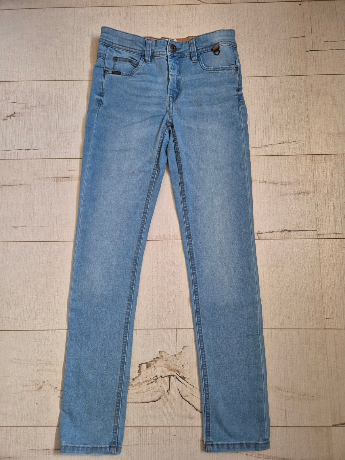 Blauwe stretch Jeans mt 146 (Name It/ als NIEUW, Kinderen en Baby's, Kinderkleding | Maat 146, Jongen, Ophalen