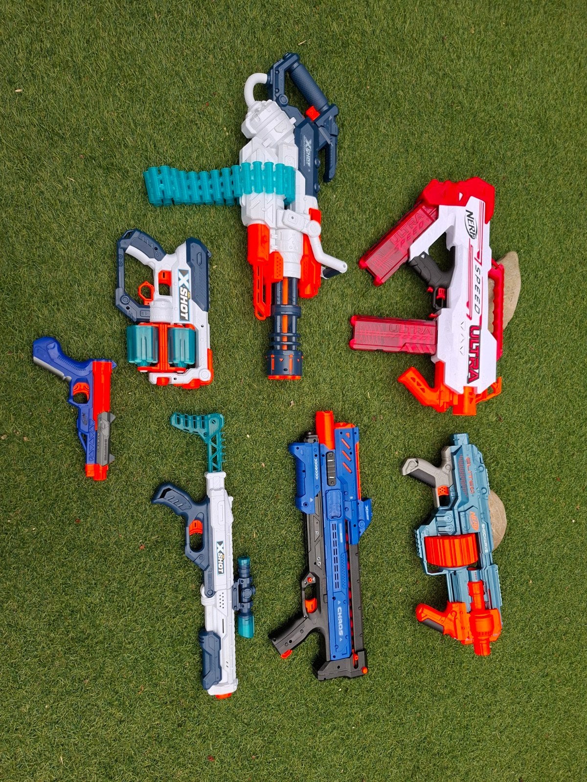Grote Nerf en X-Shot Blaster Collectie - Zo goed als nieuw, Ophalen, Zo goed als nieuw