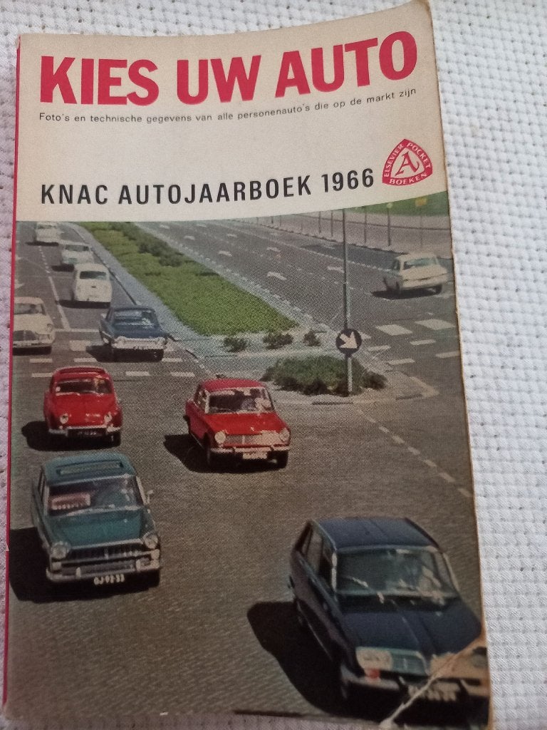 KNAC autojaarboek 1966, Algemeen, Ophalen of Verzenden, Onbekend, Gelezen
