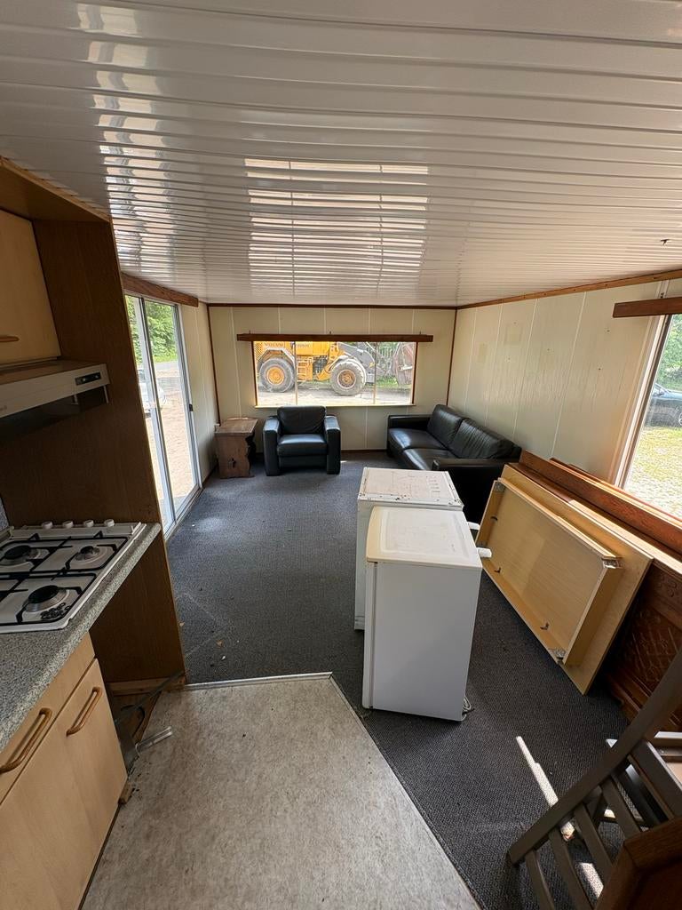 Mooie,stacaravan direct van camping, Ophalen, Gebruikt