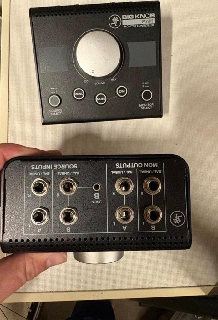 Mackie Big Knob Passive Monitor Controller, Muziek en Instrumenten, Mengpanelen, Ophalen of Verzenden, Gebruikt, Minder dan 5 kanalen