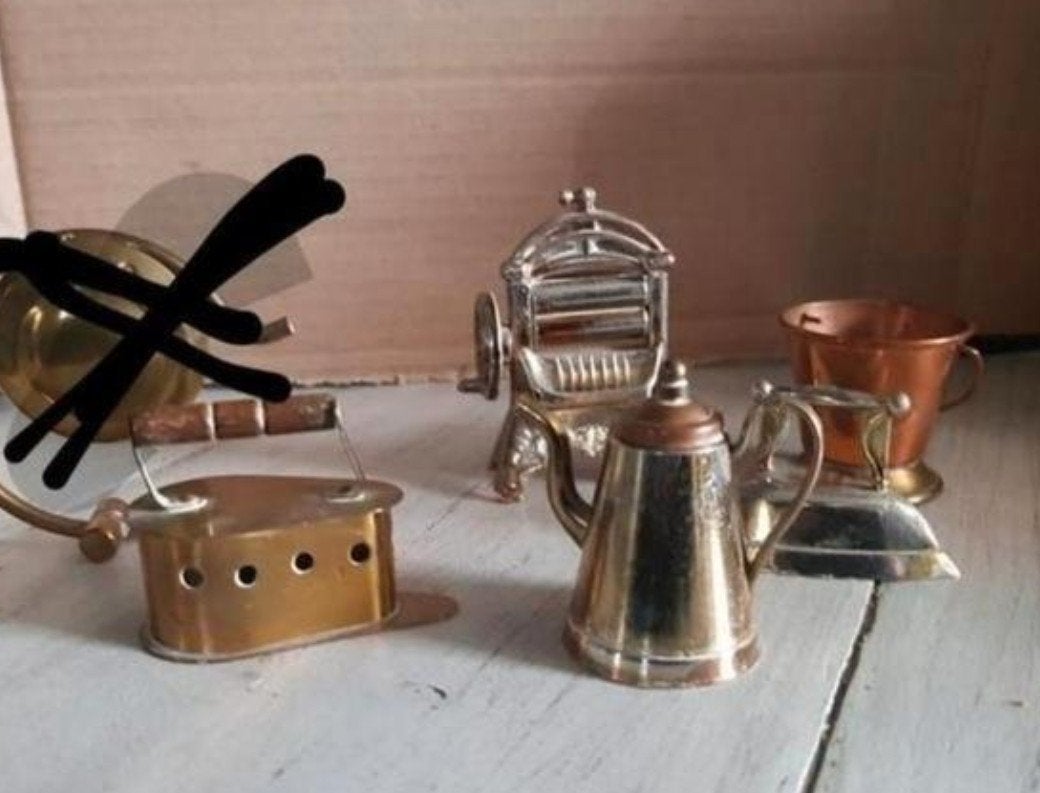 5 Antieke Miniaturen, Ophalen of Verzenden