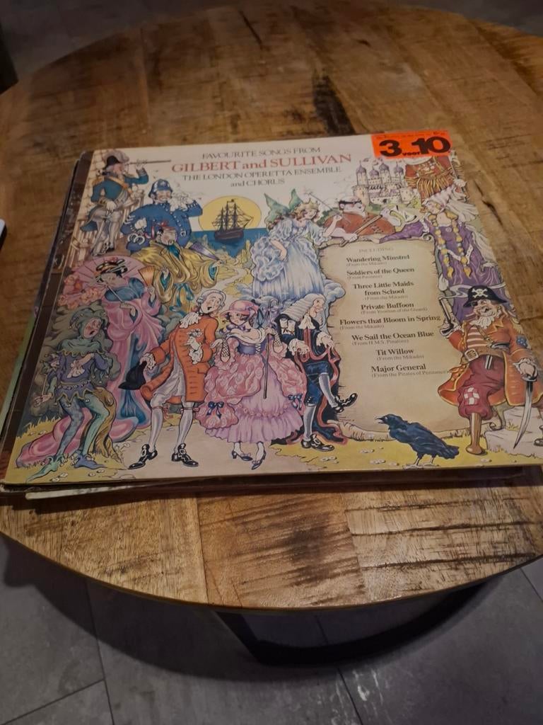 Gilbert and Sullivan - The London Operetta Ensemble LP, Ophalen of Verzenden, Gebruikt, Overige genres