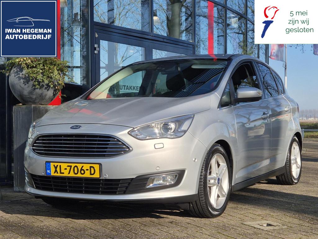 Ford C-Max 1.0 Titanium 125PK | Navigatie | Parkeersensoren, Voorwielaandrijving, 12 maanden, Gebruikt, Euro 6
