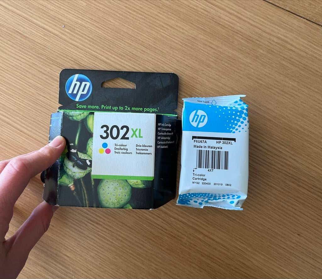 HP 302XL Kleuren Inktcartridge - Origineel, Ophalen of Verzenden, Nieuw, Cartridge