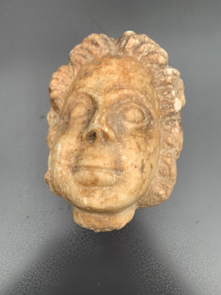beeldhouwwerk hoofd antiek, Antiek en Kunst, Ophalen of Verzenden