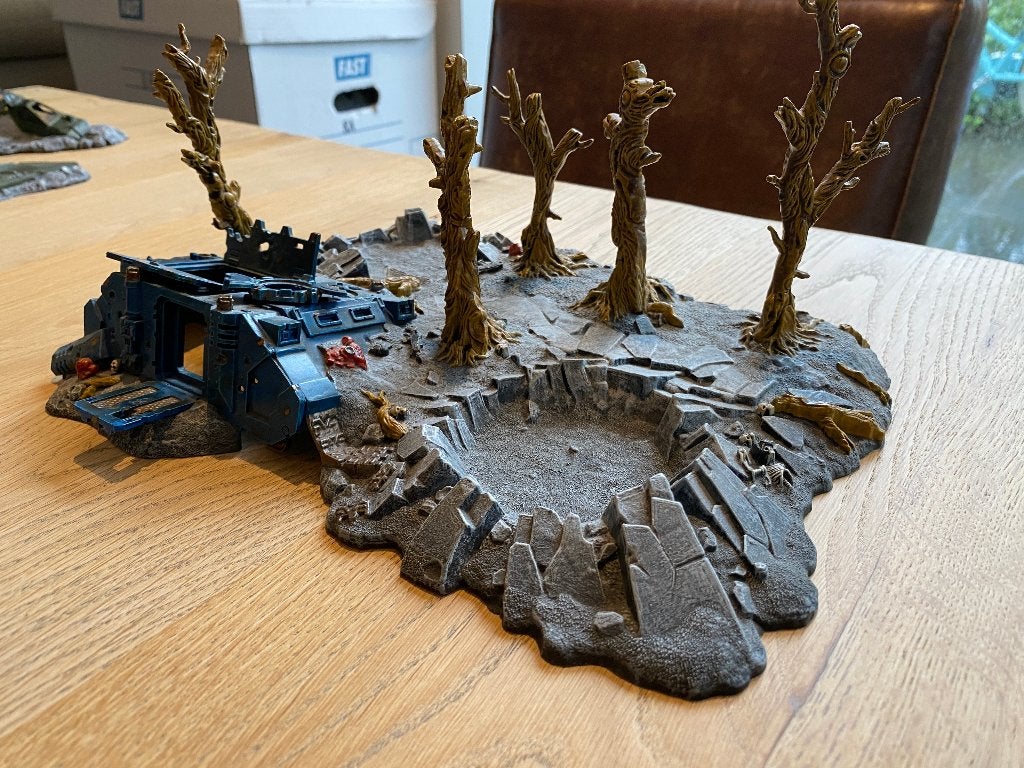 Warhammer 40K Battlescape OOP - compleet geschilderd, Gebruikt, Ophalen of Verzenden, Warhammer 40000, Geverfd