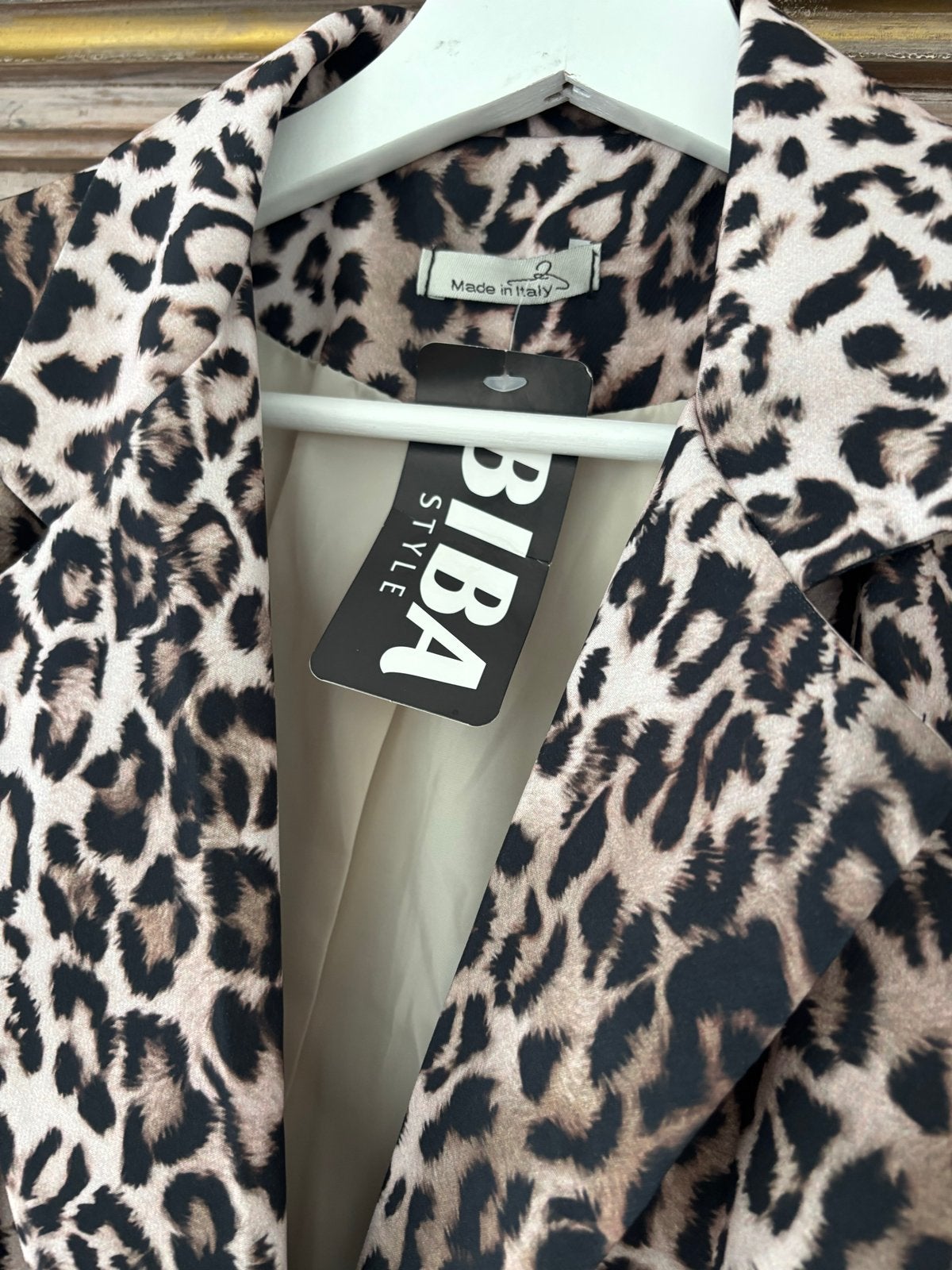 Leopardprint blazer - Maat S - Made in Italy, Ophalen of Verzenden, Nieuw, Maat 36 (S), Meerkleurig