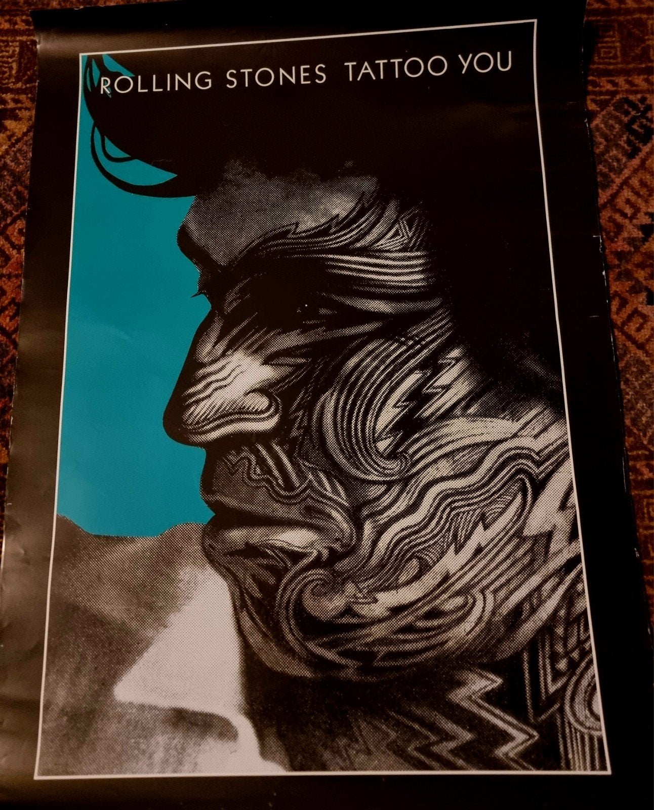 Rolling Stones Tattoo You Poster, Ophalen of Verzenden, A1 t/m A3, Muziek, Rechthoekig Staand