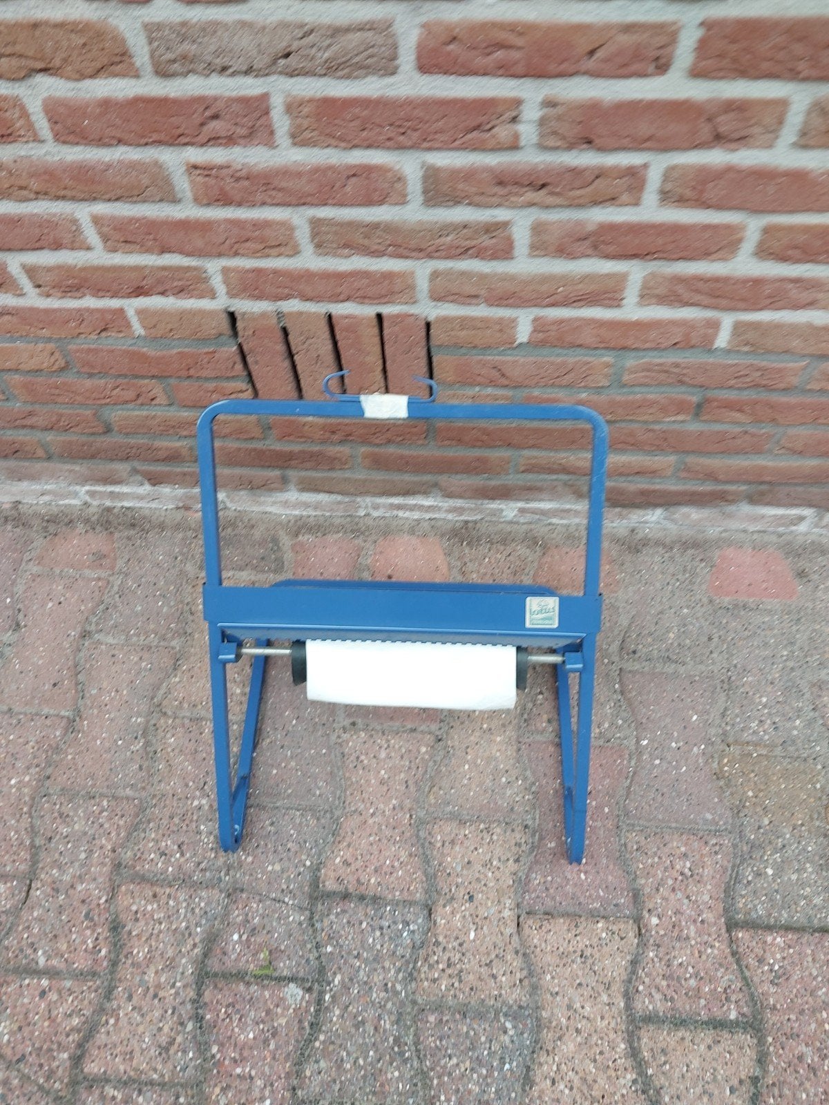 Lotus Professional papierrolhouder - Blauw, Ophalen, Gebruikt