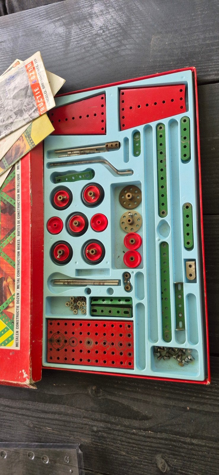 2 goed gevulde dozen Meccano (TemSi), Ophalen of Verzenden