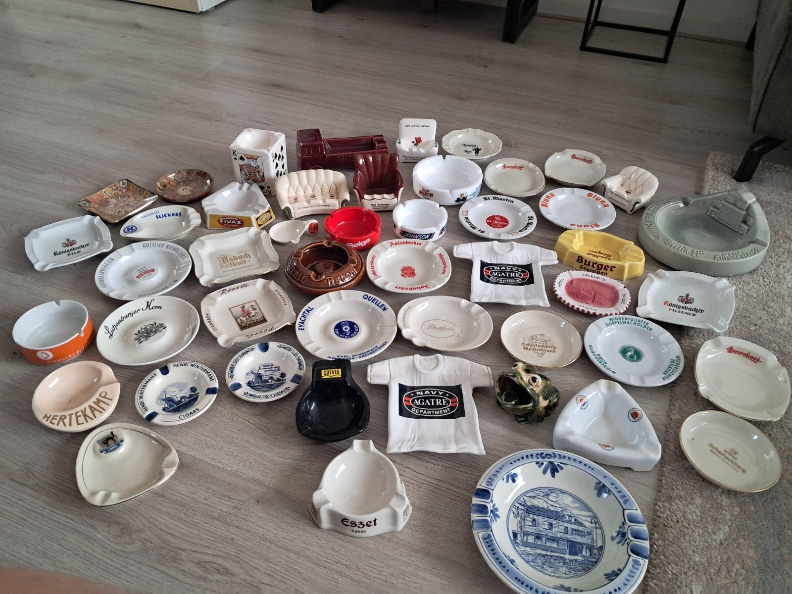 Verzameling asbakken, nl/duits etc., Ophalen, Asbak