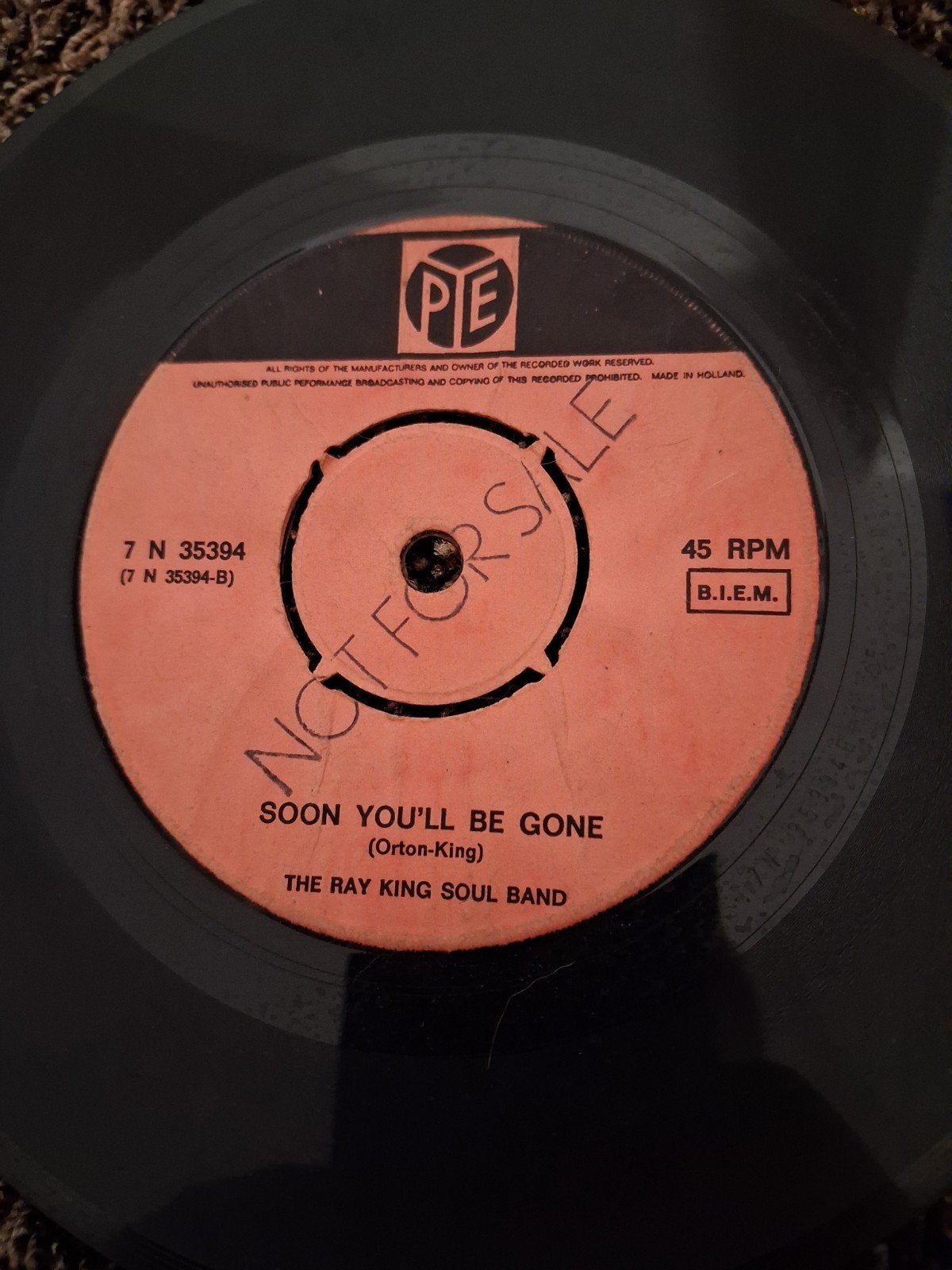 the ray king soul band, Ophalen of Verzenden
