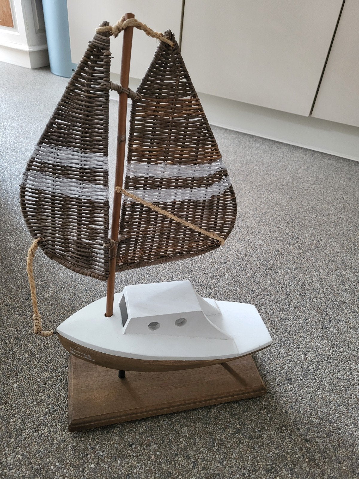 Riviera Maison boot decoratie, Hout, Ophalen of Verzenden, Wit, Landelijk