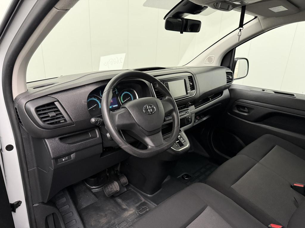 Toyota ProAce 75KWH Medium Dynamic | Multimedia | Airco | Cr, Auto's, Bestelauto's, Automaat, Gebruikt, Zwart, Wit