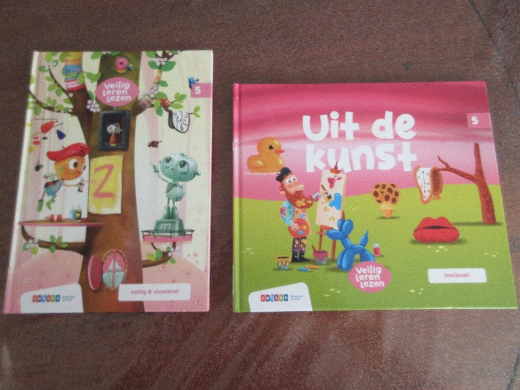 2 x Veilig Leren Lezen : Veilig en Vlot + leesboek Kern 5, Ophalen of Verzenden, Gelezen, Fictie algemeen