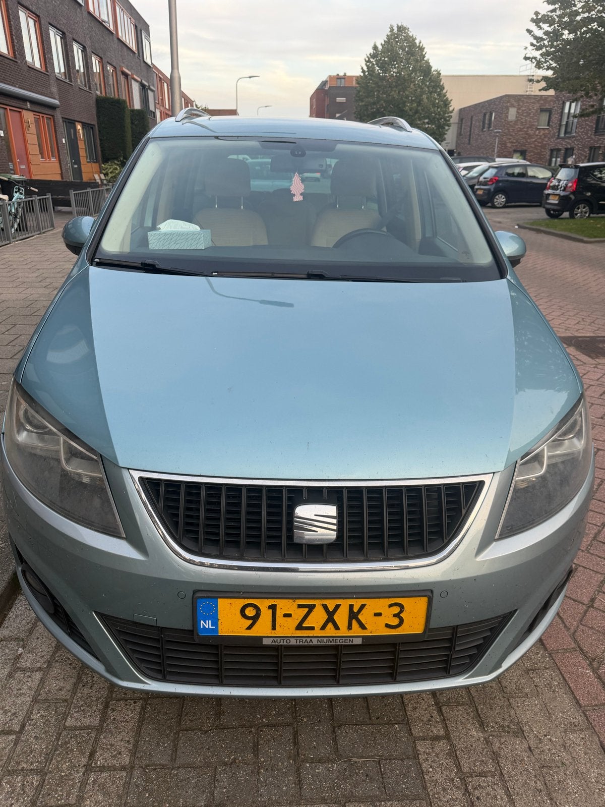 Seat Alhambra 2.0 TSI 147KW AUT 2013 Blauw, Blauw, 7 stoelen, Origineel Nederlands, Particulier