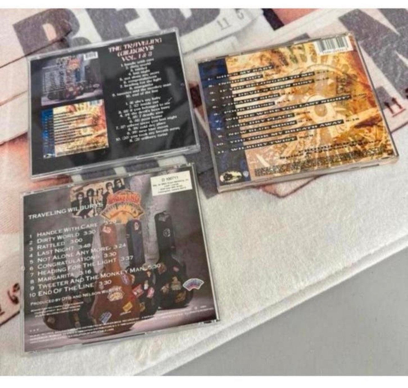 3 Cd cds - The traveling Wilburys 1, 2, vol 1 & 3 origineel, Ophalen of Verzenden, Zo goed als nieuw