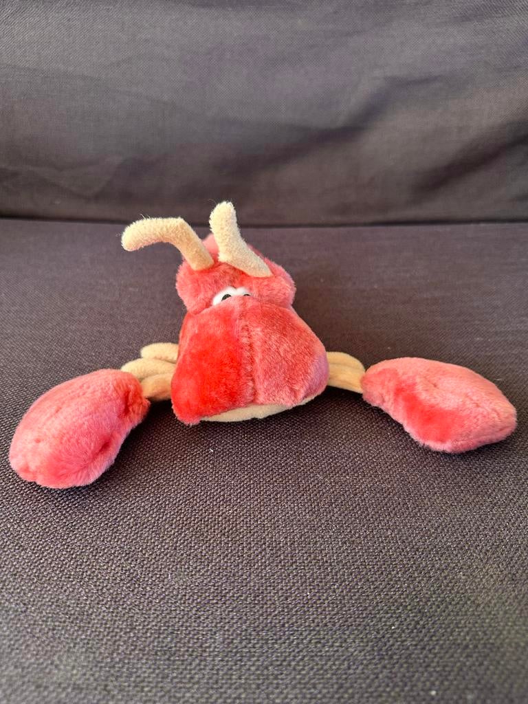 Leuke kreeft knuffel met kraalogen - rood/roze, Ophalen, Gebruikt, Meerkleurig, Overige typen