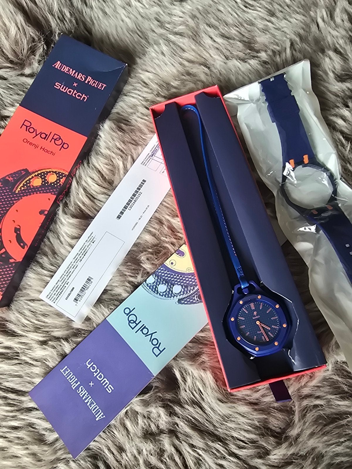 Swatch x Audemars Piguet Royal Pop Zakhorloge Nieuw, Sieraden, Tassen en Uiterlijk, Horloges | Dames, Nieuw, Ophalen of Verzenden