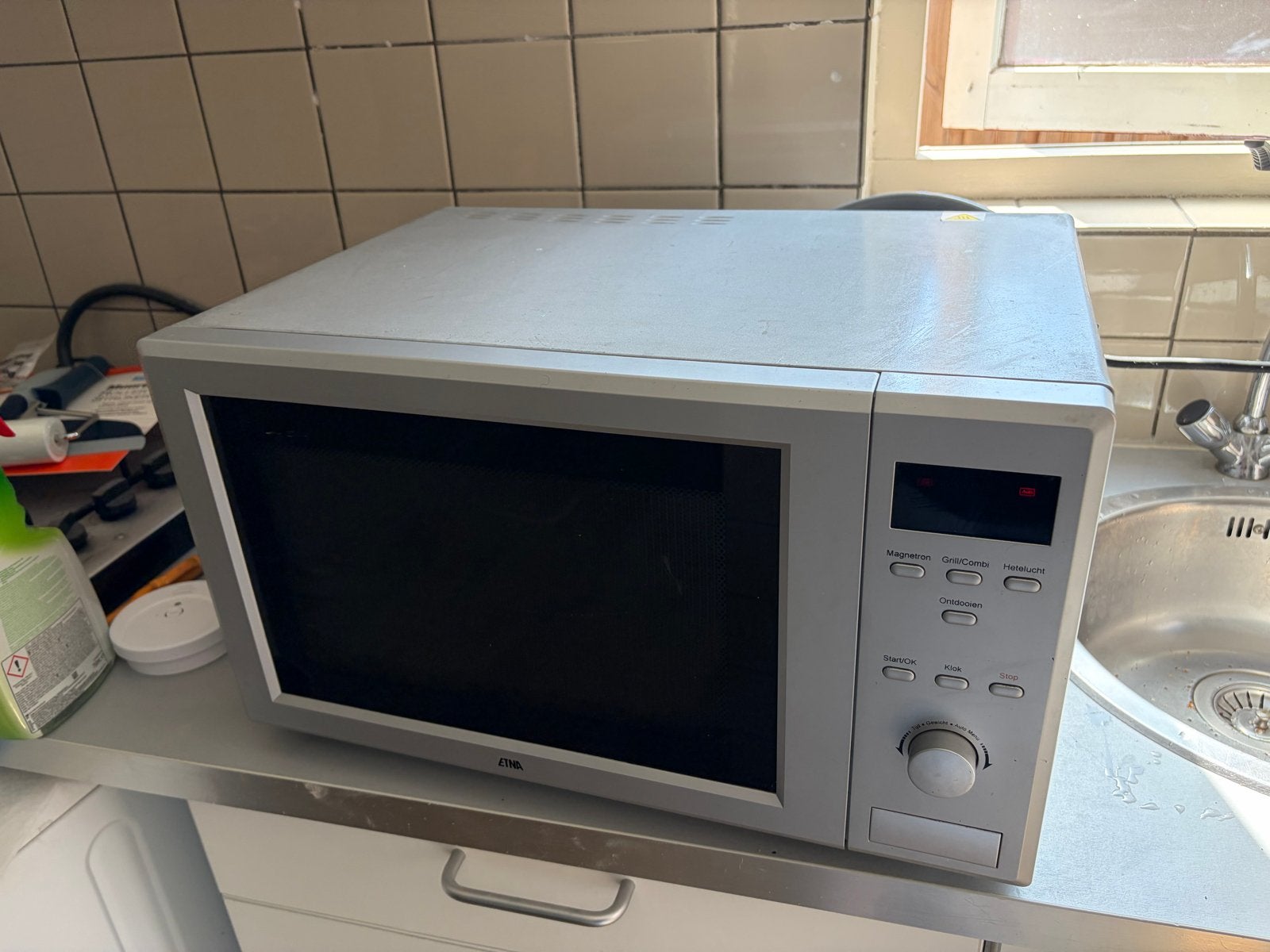 ETNA Combimagnetron - Grill, Hete Lucht, Oven, Magnetron, Witgoed en Apparatuur, Magnetrons, Ophalen, Combimagnetron, Gebruikt