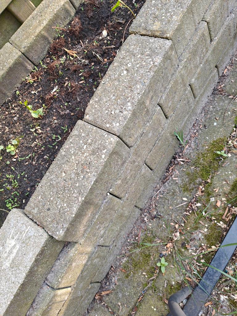 Mooie grijze stenen voor bloembak of paadje - Gratis, Tuin en Terras, Ophalen of Verzenden, Gebruikt
