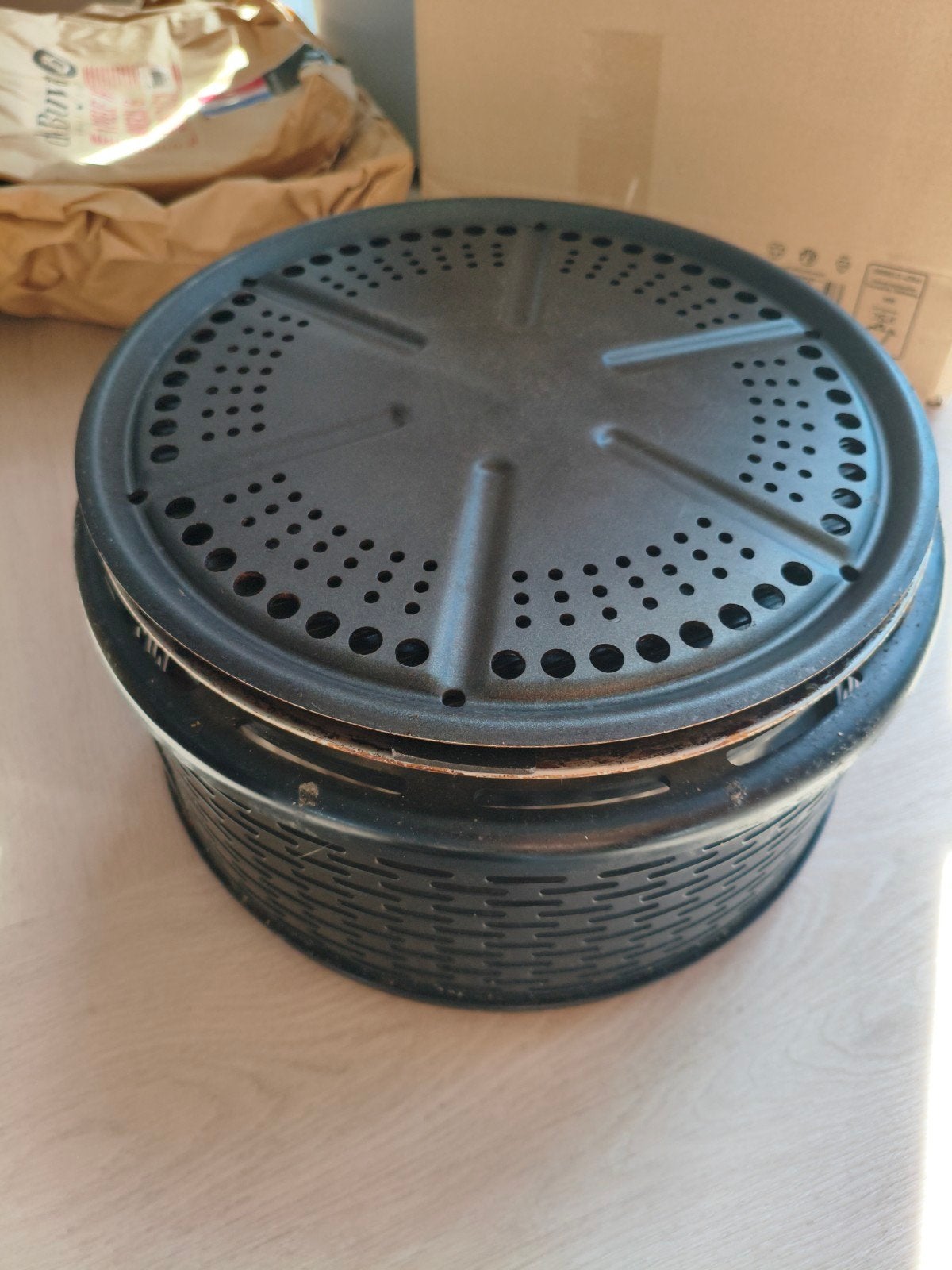 Cobb BBQ met grillplaat en kip accessoire, Ophalen of Verzenden, Gebruikt, Cobb