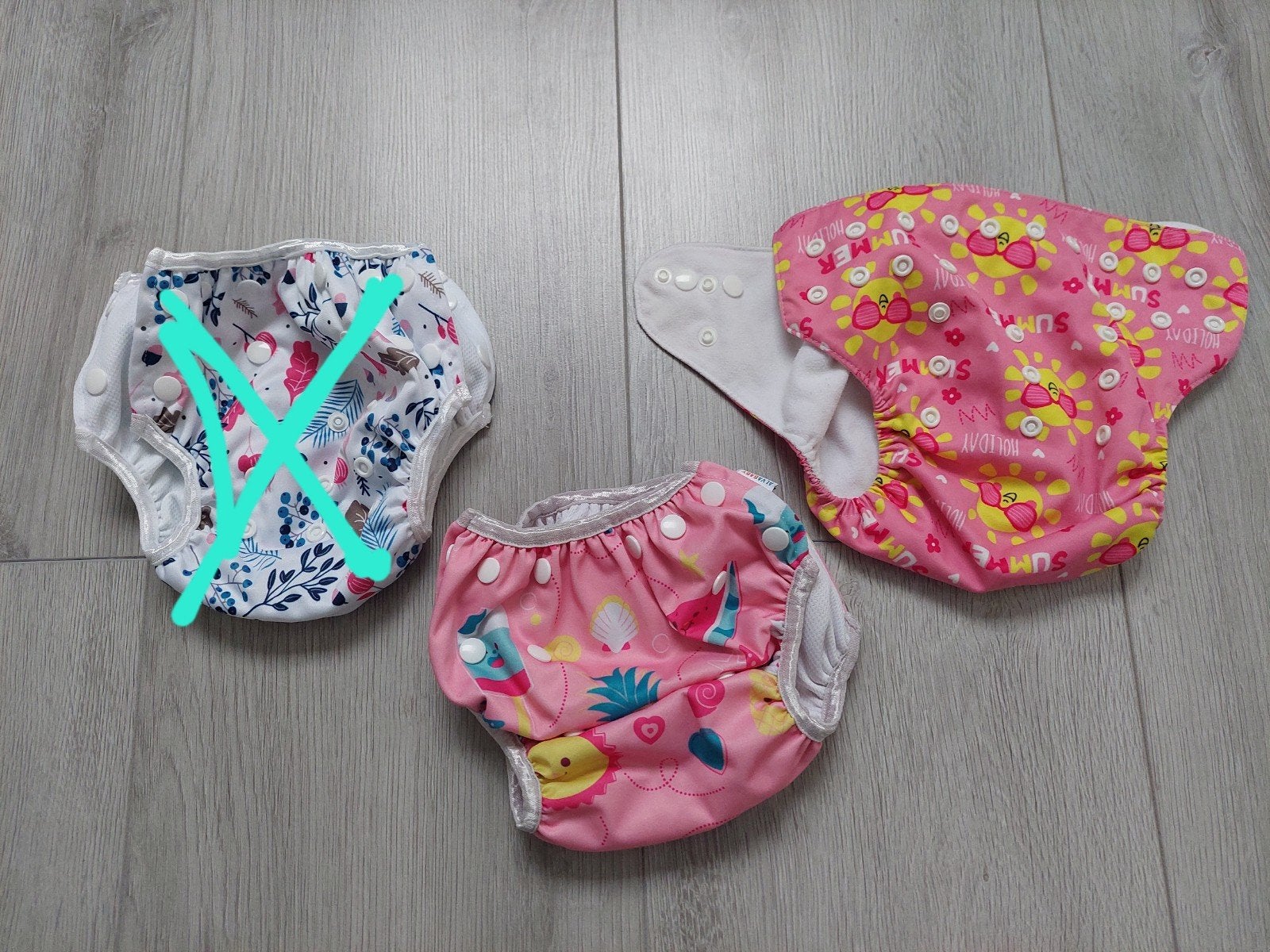 Wasbare zwemluiers meisje baby zwemluier, Ophalen of Verzenden, Zo goed als nieuw, Meisje, Zwemluier