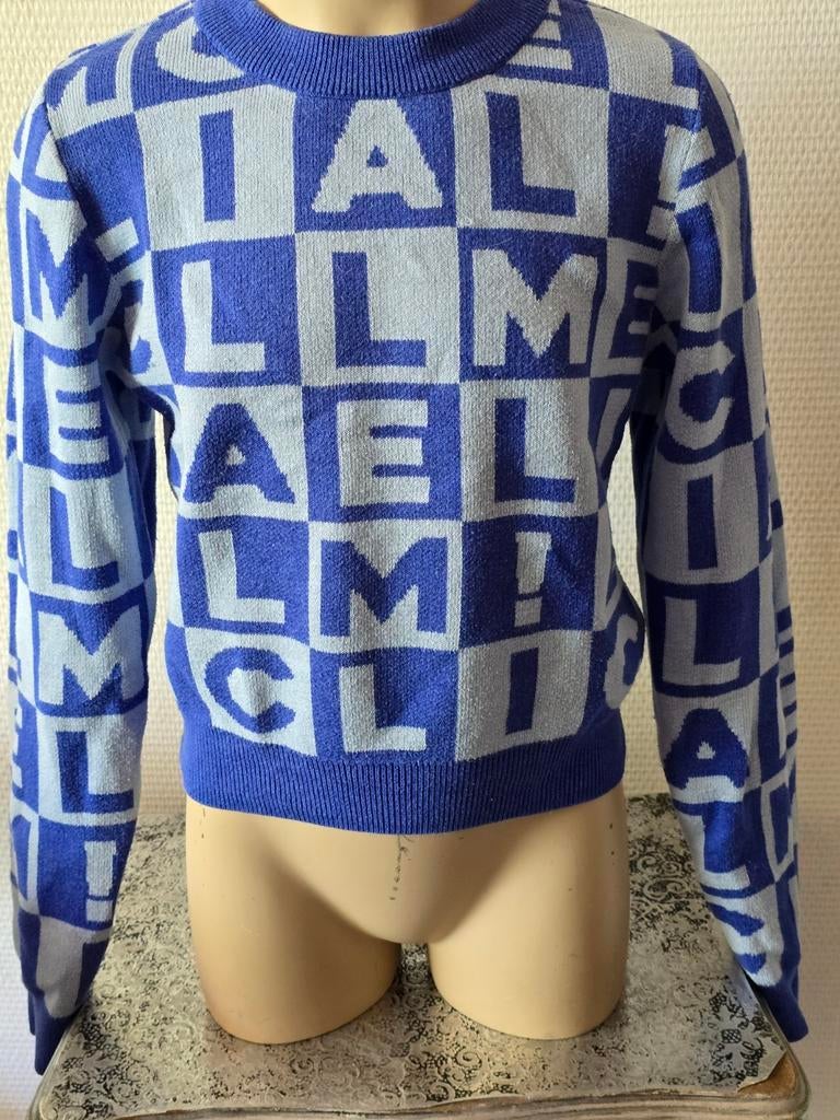 Camille meisjes Blauwe trui met letterprint maat 158, Kleding | Dames, Maat 38/40 (M), Blauw, Ophalen of Verzenden, Onbekend